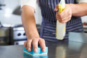 Cleaning Kitchen